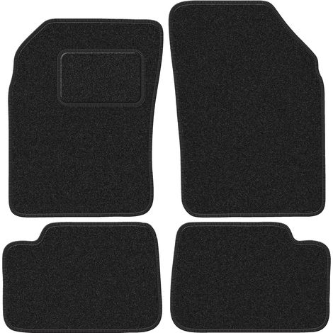 Alfombrillas de terciopelo para coche: Nissan Micra K11 hatchback (1992-2003) antracita (1/5)