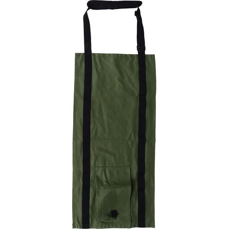 Porte-bûches en tissu Oxford imperméable, sangle ajustable et grande capacité de chargement. (1/5)