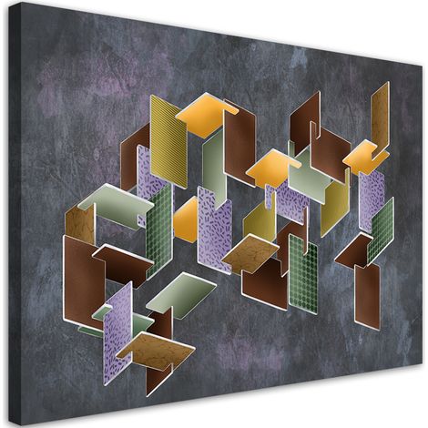 Tableau sur toile Puzzle 3D 90x60 (1/5)