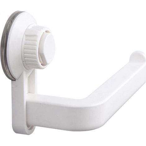 Porte-papier toilette auto-adhésif, fixation murale sans perçage, forte adhérence, pour salle de bain et cuisine (blanc cassé) (1/5)