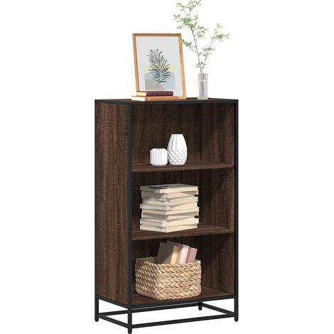 Bücherregal Braun Eichen-Optik 60x35x107,5 cm Holzwerkstoff