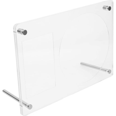 Support pour Dvd en Acrylique Blanc Léger et Élégant, Rangement Simple à 3 Niveaux pour Décoration de Fête et Affichage Photo Domestique (1/5)