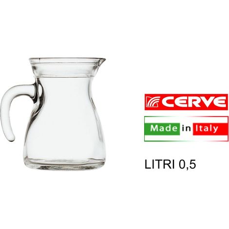 Caraffa in vetro professionale Cerve Roxy cl 50 12 pezzi