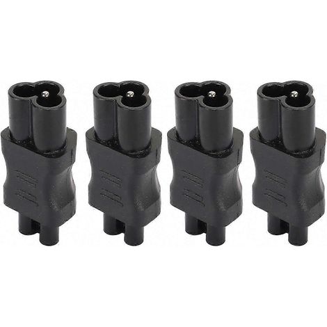 C6-zu-C5-Netzadapter, 4er-Pack IEC320-Konverter für Laptop-Ladegerät, Netzkabel (weiblich auf männlich), praktischer und zuverlässiger Ersatz. (1/5)