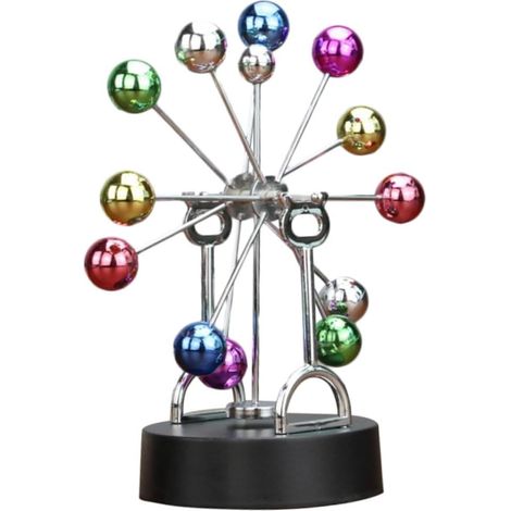 Roue à Mouvement Perpétuel en Fer, Ornement de Bureau (1/5)