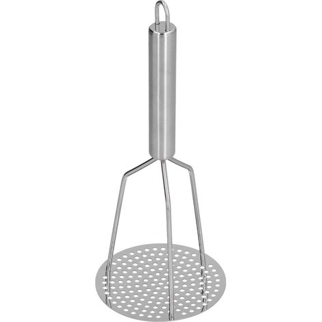 Pilon à Purée en Acier Inoxydable, Masseur de Fruits et Viande avec Manche Ergonomique pour Cuisine (1/5)