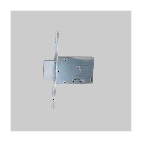 Serratura doppia mappa ad infilare per fascia art. 661 iseo e70 - scatola 123x82 mm