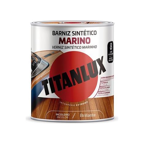 Klarer synthetischer Marine-Lack, glänzend, 0,750 l, Titanlux M13100034 - Titanlux