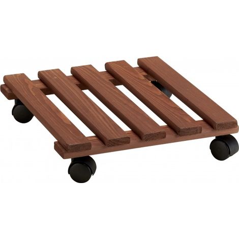 Carrello Portatutto 35X35 cm Castagno Alce