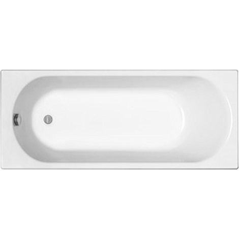 Opal Plus Vasca dritta con piedini 160 x 70 cm, acrilico, bianco (XWP1260000)