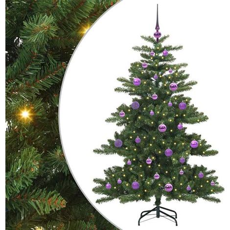 Sapin de Noël artificiel, à branches mobiles, vert, 150 cm (1/5)