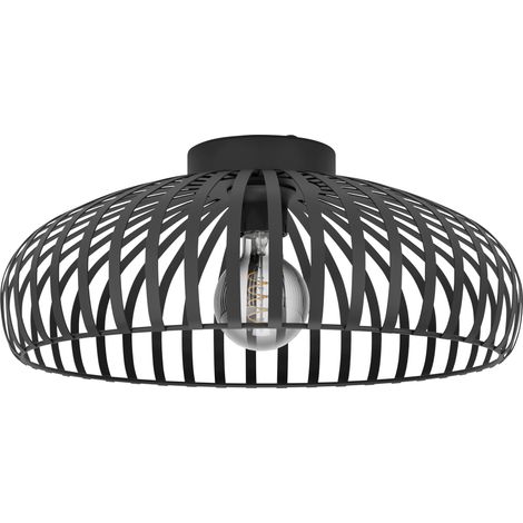 Eglo Deckenleuchte Mogano 3 schwarz Ø 43 cm Deckenlampen & Kronleuchter (1/3)