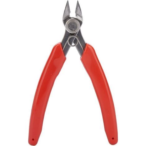 Mini Pince Diagonale électronique, Pince Coupante Latérale pour Câble, Outil de Coupe de Fil pour Divers Câbles, Modèles de Poignée L S (Grand 8,3 pouces de long et 7,9 pouces de (1/4)