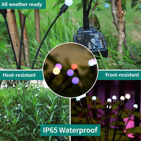 Solar-Glühwürmchen-Stehlampe, Solar-Gartenleuchte, dekorative Lampe, Solar-Glühwürmchen-Lampe (1/5)
