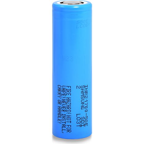 Samsung - Accus Lithium-Ion SAMSUNG INR21700-50E 3.6V 5Ah FT