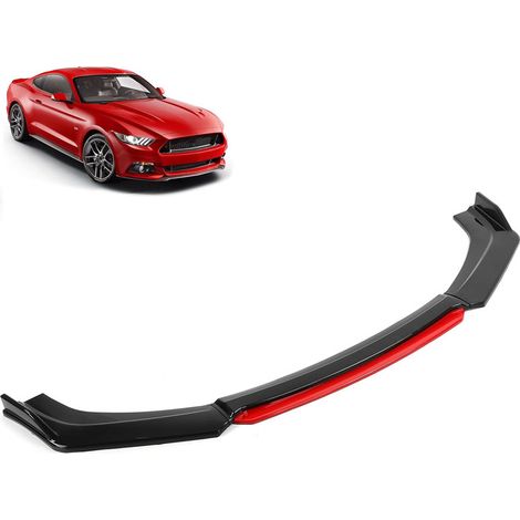 Rosvola Frontstoßstangenlippen-Körpersatz, Frontstoßstangenlippen-Kinnspoiler, aerodynamisches Auto-PP-Zubehör (1/5)