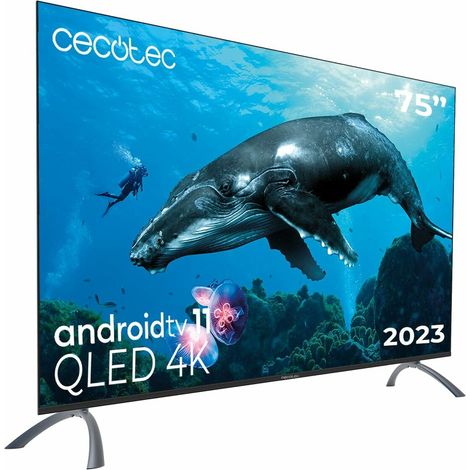 TV QLED 4K da 75 pollici con Smart TV Android 11, Dolby Vision, Dolby Atmos, HDMI 2. (1/4)
