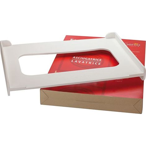 I-Genio 958IGENIO Kit di Sovrapposizione Universale per Lavatrice e Asciugatrice 60x45 cm (60x45 cm) colore Bianco (1/2)