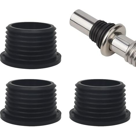 3 Pièces Siphon Avec Manchon En Caoutchouc Pour Tuyau D’Évacuation De Diamètre Extérieur 40 Mm X Diamètre Intérieur 32 Mm, Pour Siphon Machine A Laver Joint Machine À Laver. (B) (1/5)