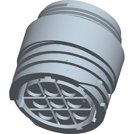 TE Connectivity 211769-3 Rundstecker Buchse, gerade Gesamtpolzahl: 9 Serie (Rundsteckverbinder): CPC