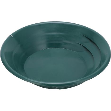 380-mm-Goldwaschpfanne, manuelles Goldwaschen, Sandsieb, Klassierschale, Goldwaschzubehör, Grün