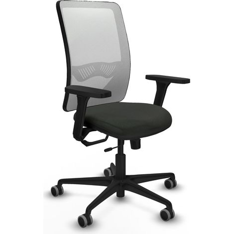 Silla de oficina piqueras y crespo Zulema negro reposabrazos ajustables (1/2)