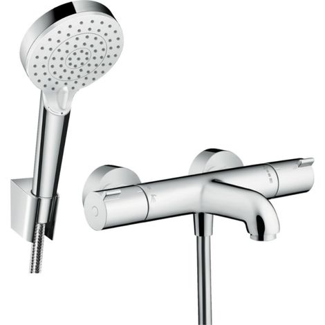 Juego de ducha de baño HANSGROHE Vario con mezclador Ecostat 1001 (1/5)