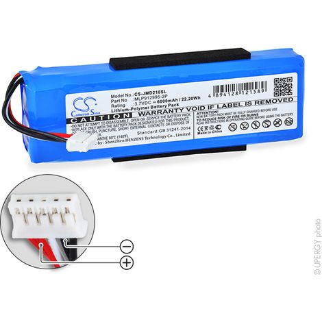 NX - Batterie enceinte bluetooth pour JBL 3.7V 6000mAh