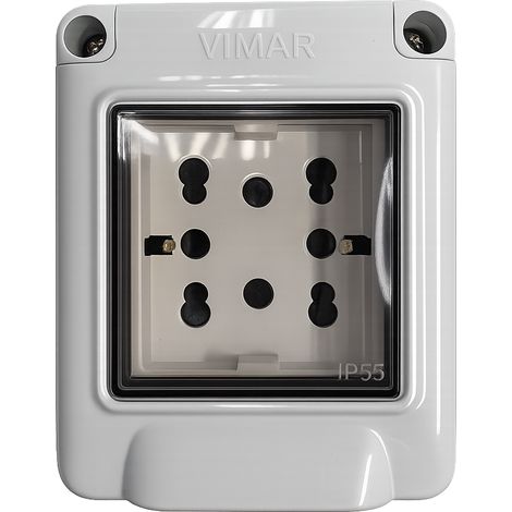 Contenitore presa ip55 hide14902 esterno blister - hide/14902