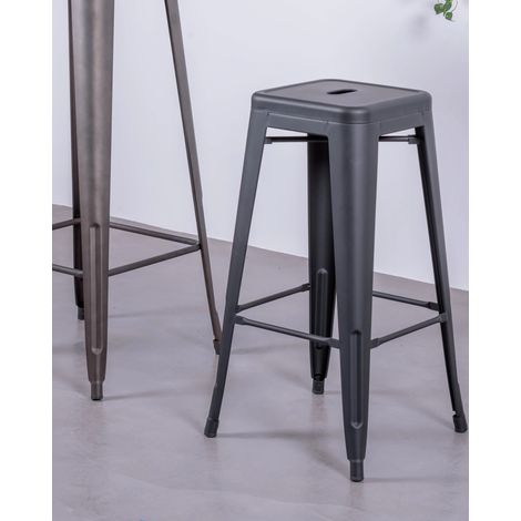 Nest Dream - Metallhocker  - Bistro - Schwarz