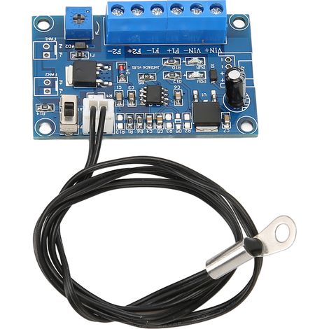 PWM-Lüfterdrehzahlregler für PC – 50 cm Kabel, einstellbare/feste Modi, kompatibel mit 12 V/24 V und 2/3/4-adrigen Anschlüssen