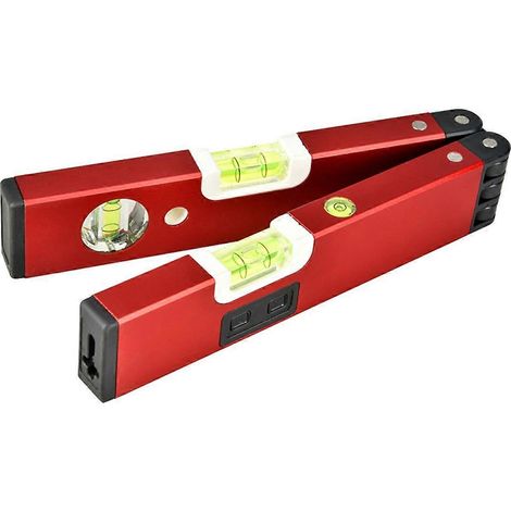 Multifunktionale, klappbare horizontale Laserwasserwaage aus Aluminiumlegierung (1/5)