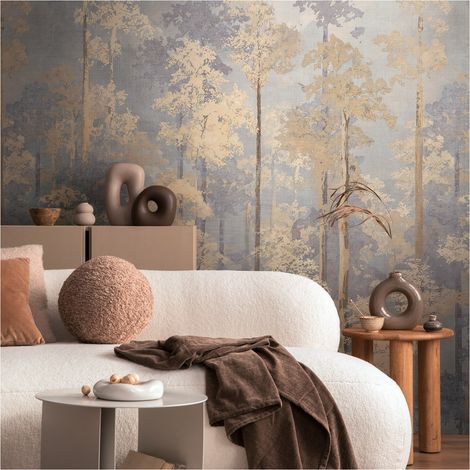 A.S. Creation Fototapete 8.80 x 0.53 m Livingwalls Waldtapete Beige 791447 Bäume CosmoLiving by Cosmopolitan (1/3)
