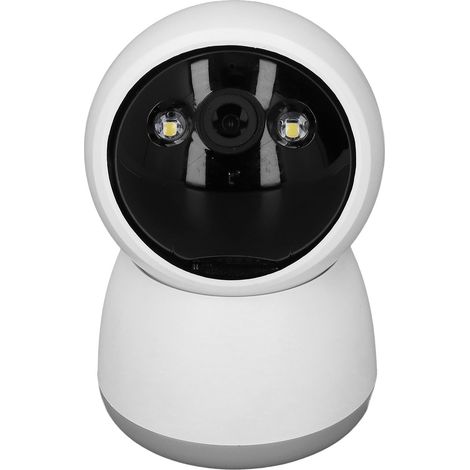 Caméra de sécurité 360° 3MP, Wi-Fi 2,4 GHz double bande, application mobile, suivi de mouvement, vision nocturne, alarme, caméra de surveillance (1/5)