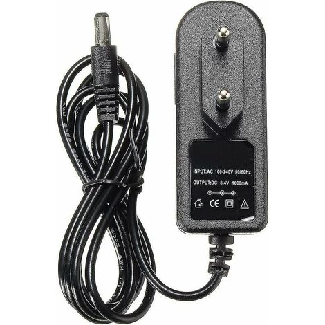 Intelligentes 8,4V 1A Ladegerät für 7,4V 7,2V Li-Ion Li-Po Akkus mit automatischer Abschaltung