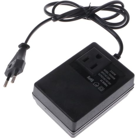 200W AC 220V à 110V RéDuire le Transformateur Convertir L'Adaptateur de Prise UE de Voyage (1/5)