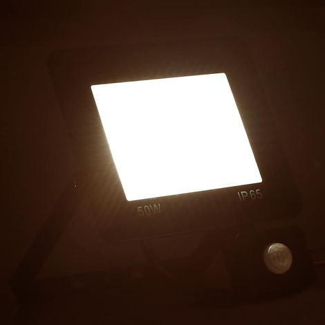 Projecteur à LED avec capteur 50 W Blanc chaud (1/5)