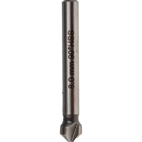 Fraise RS PRO HSS tête de 8mm 3 cannelures x 1 ( Prix pour 1 )