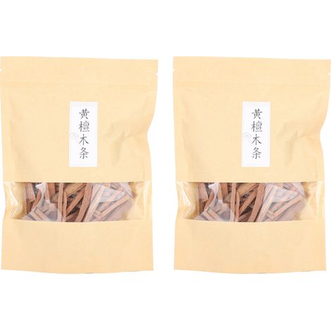 2 Packs Sandalwood Wood Sticks Incense for Yoga Aromatherapy Tea Ceremony GgiftsIrregular (1/5)