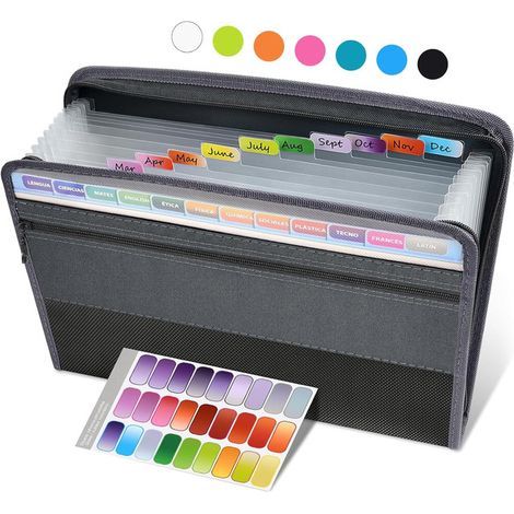 Organiseur de dossiers de bureau - Multi-niveaux - Chemises A4 - (1/5)