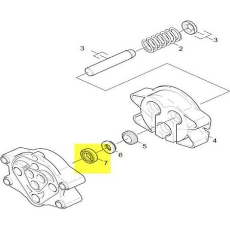 Joint À Lèvres - Étanchéité Pour Appareil - Compatible Avec Modèles K401 K615 K620M K630M K630MS K715M HD640S 1.034-321 1.973-848.0 - Unité