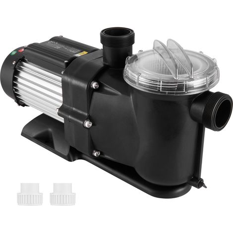 Mophorn Pompa per piscina fuori terra, 1200 W 100 GPM, velocita 2850 giri/min, pompa per piscina con testa di sollevamento 50 piedi max. con cestello filtrante, per piscine fuori terra, spa (1/5)