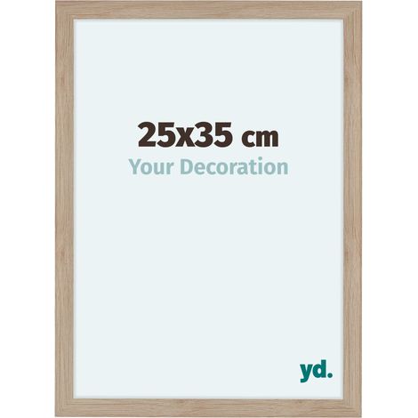 yd. - Cadre photo 25x35 - Chene Clair - MDF - Como (1/5)