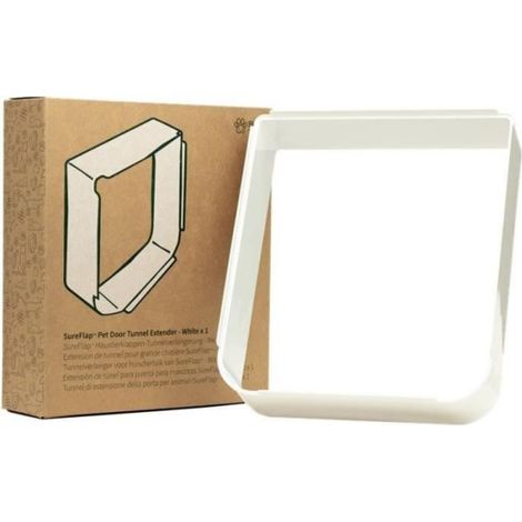 SUREFLAP Extension de tunnel grande chatiere SureFlap - Pack individuel (blanc) (1/2)