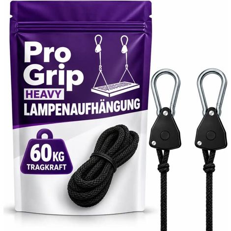 Grow suspension pour lampe 60 Kg Traglast – Lampenhalterung Robust (1/5)