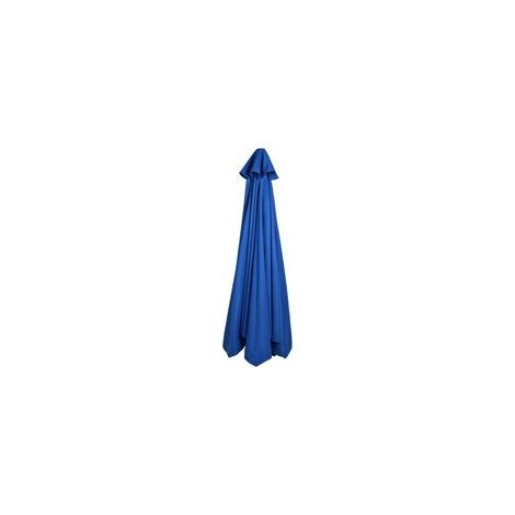 – Funda para sombrilla de 3 m, impermeable y resistente a los rayos UV – Tejido de poliéster azul – Compatible con 8 varillas – Repuesto para sombrilla de patio