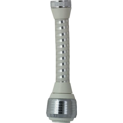Aeratore ROMPIGETTO per Rubinetti con GHIERA E TUBO BIANCO MAURER