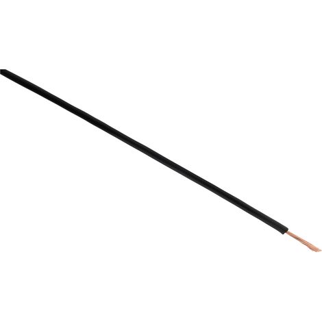 Câble d'alimentation électrique H07VK 1x1,5mm² Noir - 10m - Zenitech