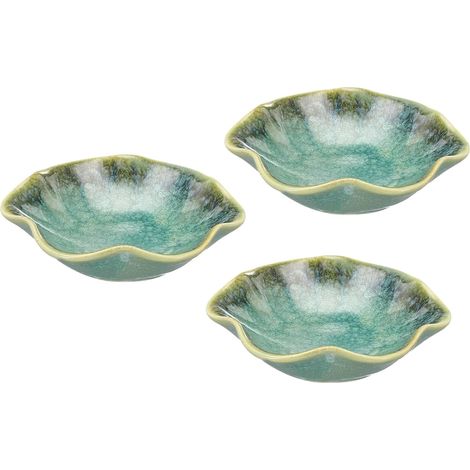 3pcs Repose-Cuillère En Céramique Pour Stove Top, Porte-Ustensiles Pour Cuisine, Support Pour Cuillère, Louche, Spatule, Vert (1/5)