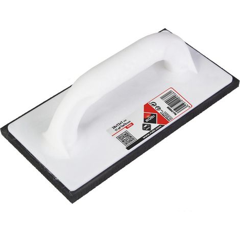 Fliesenlegerwerkzeug rubi Kelle Gummi weiß 22.5 cm